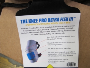 LOT TO INCLUDE: (36) PAD, KNEE KIND. KNEE-PRO ULTRA FLEX II, (20) BAGS, 27" LG X 17" WD SIZE, SAND KIND, BURLAP MATERIAL.. LOADING & HANDLING FEE $15-4198